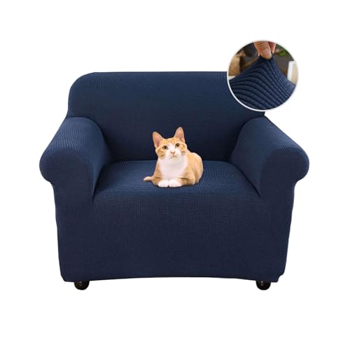 ABZDUNG 3-Sitzer Stretch Sofabezug, rutschfeste, schmutzabweisende gemusterte Stretch-Sofahusse, Sofabezug mit Armlehnen, superweicher Stoff, universell(C5,1 Posto) von ABZDUNG