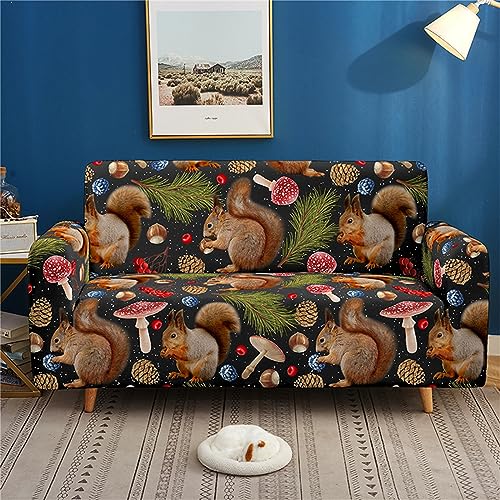 ABZDUNG 3D-Sofabezug 1/2/3/4-Sitzer, Stretch-Sofabezug mit Armlehnen, waschbarer Spandex-Anti-Rutsch-Schutz-Sofabezug for Wohnzimmer, Kinder, Katzen, Hunde(A,2 posti) von ABZDUNG