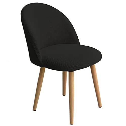 ABZDUNG 4/6 Stück Stretch-Stuhlhussen mit Rückenlehne, Elegante Schonbezüge for Esszimmer- und Bürostühle, waschbarer Jacquard-Stuhlbezug mit runder Rückenlehne(D,2PCS) von ABZDUNG