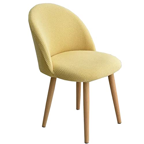 ABZDUNG 4/6 Stück Stretch-Stuhlhussen mit Rückenlehne, Elegante Schonbezüge for Esszimmer- und Bürostühle, waschbarer Jacquard-Stuhlbezug mit runder Rückenlehne(G,2PCS) von ABZDUNG