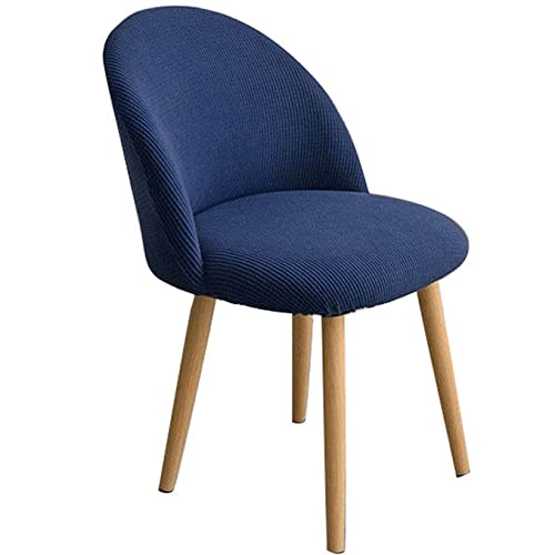 ABZDUNG 4/6 Stück Stretch-Stuhlhussen mit Rückenlehne, Elegante Schonbezüge for Esszimmer- und Bürostühle, waschbarer Jacquard-Stuhlbezug mit runder Rückenlehne(H,2PCS) von ABZDUNG