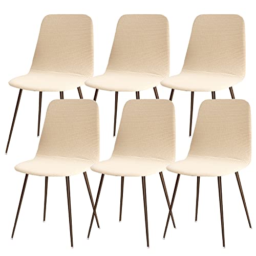 ABZDUNG 4-teilige Stretch-Stuhlhussen mit Rückenlehne, universelle waschbare Jacquard-Stuhlhussen for Esszimmer mit runder Rückenlehne, Stuhlhussen for Wohnzimmer und Küche for zu Hause(Beige,6pcs) ABZDUNG 4-teilige Stretch-Stuhlhussen mit Rückenlehne, universelle waschbare Jacquard-Stuhlhussen for Esszimmer mit runder Rückenlehne, Stuhlhussen for Wohnzimmer und Küche for zu Hause(Beige,6pcs) von ABZDUNG
