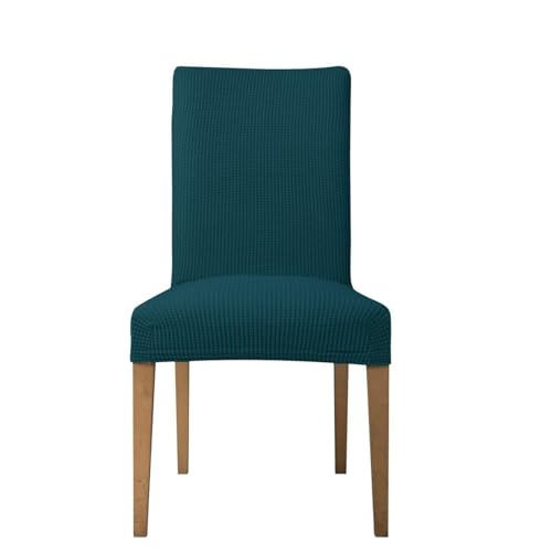 ABZDUNG 4-teilige Stuhlhussen mit Rückenlehne, Stretch-Stuhlbezug, Schonbezug, Bankettstuhl-Sitzbezug, Besteckset for Hochzeitszeremonien(Verde Oliva,6 Pezzi) von ABZDUNG