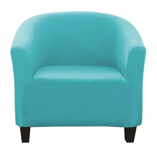 ABZDUNG Chesterfield Stretch Sesselbezug 1 Sitzer Sesselhussen for Tullsta Stühle Cocktailsesselbezug(Blue Sky) von ABZDUNG