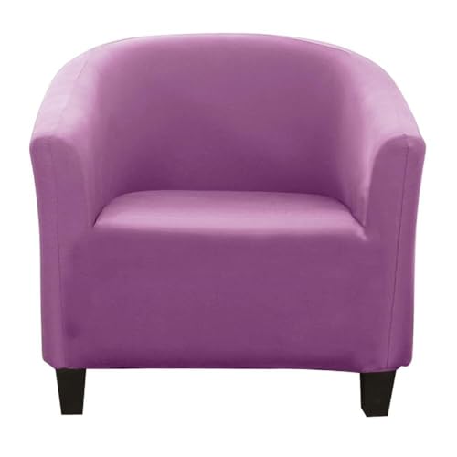 ABZDUNG Chesterfield Stretch Sesselbezug 1 Sitzer Sesselhussen for Tullsta Stühle Cocktailsesselbezug(Lavender) von ABZDUNG