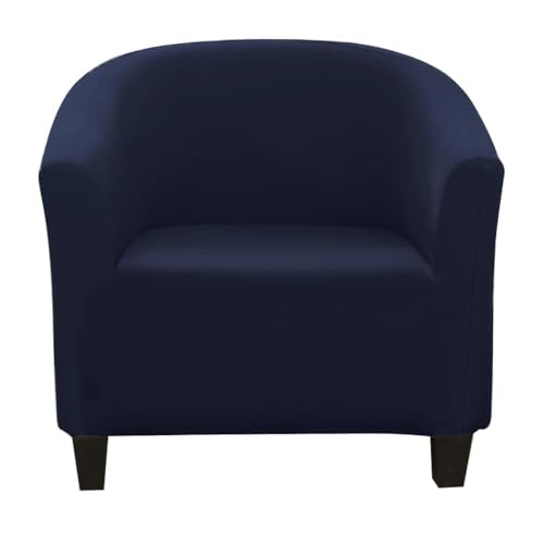 ABZDUNG Chesterfield Stretch Sesselbezug 1 Sitzer Sesselhussen for Tullsta Stühle Cocktailsesselbezug(Tibetan Blue) von ABZDUNG