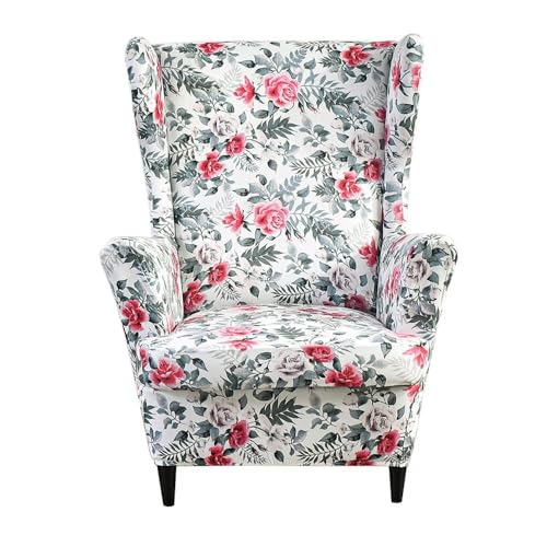 ABZDUNG Ohrensessel-Schonbezüge, Sesselbezüge, Bedruckte Ohrensessel-Schonbezüge, Ohrensessel-Schonbezüge for das Wohnzimmer(11,A) von ABZDUNG