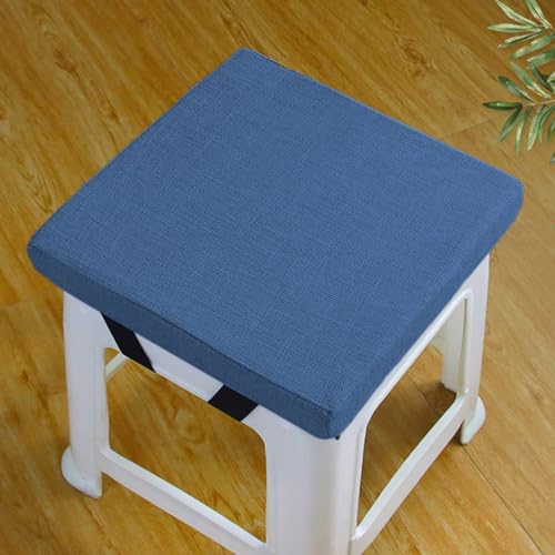 ABZDUNG Quadratisches Stuhlpolster mit Rutschfester Schnalle for Esszimmerstühle, Hocker, Garten/Innenbereich/Haus/Küche(Marina Militare,30X30X5CM) von ABZDUNG