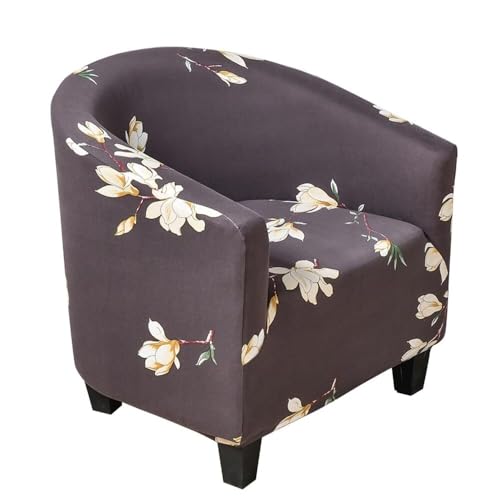 ABZDUNG Sesselbezug Stretch Sesselhusse Cabriolet Sesselschoner Tullsta Clubsessel Husse for Cocktailsessel 1 Sitzer(B1) von ABZDUNG