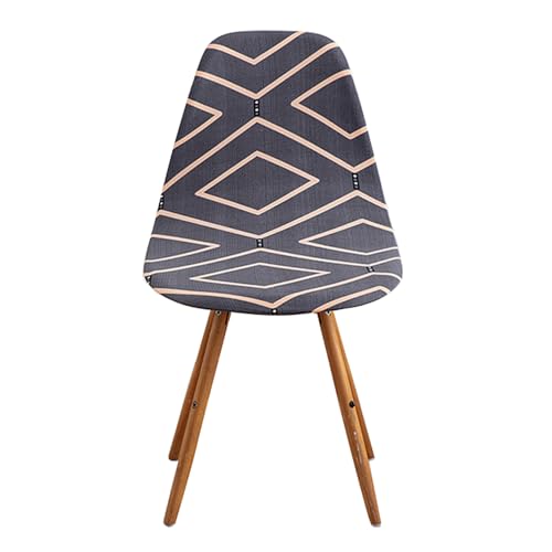 ABZDUNG Skandinavische Esszimmerstuhlbezüge Stuhlbezüge Skandinavischer Esszimmerstuhlbezug Geschwungene Form Stuhlbezug(O,6 pezzi) von ABZDUNG