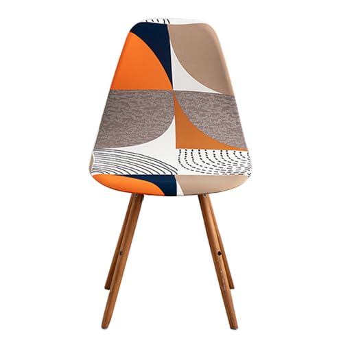 ABZDUNG Skandinavische Stuhlbezüge, Esszimmerstuhlbezug, skandinavischer Esszimmerstuhlbezug, gebogener Stuhlbezug(Colorato,6 pezzi) von ABZDUNG