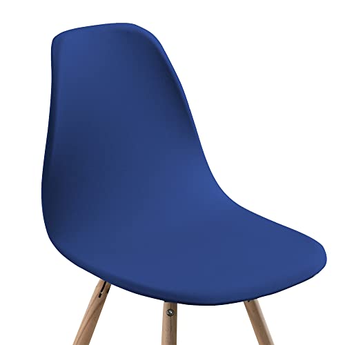 ABZDUNG Skandinavische Stuhlhussen, 4 Stück, Stretch-Esszimmerstuhlhussen, skandinavischer Stuhlschutz, Stretch-Küchenstuhlbezug, Cyan(Blu,2 pezzi) von ABZDUNG