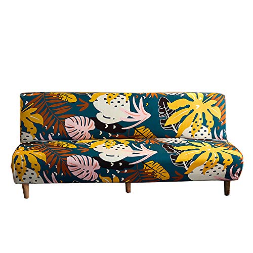 ABZDUNG Sofabezug Ohne Armlehnen Stretch Sofa Bettbezug Ohne Armlehnen Futonbezug klick-Klack Sofabezug Faltbar(E3) von ABZDUNG