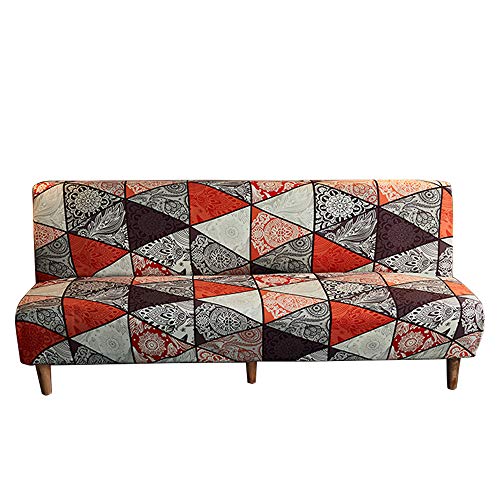 ABZDUNG Sofabezug Ohne Armlehnen Stretch Sofa Bettbezug Ohne Armlehnen Futonbezug klick-Klack Sofabezug Faltbar(R6) von ABZDUNG