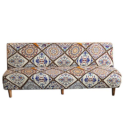 ABZDUNG Sofabezug Ohne Armlehnen Stretch Sofa Bettbezug Ohne Armlehnen Futonbezug klick-Klack Sofabezug Faltbar(T6) von ABZDUNG