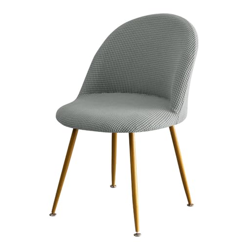 ABZDUNG Stretch-Bezug for Ohrensessel, waschbar, gepolstert, Armlehnen-Esszimmerstuhl mit Nagellack-Schutz for das Esszimmer(Grigio Scuro) von ABZDUNG