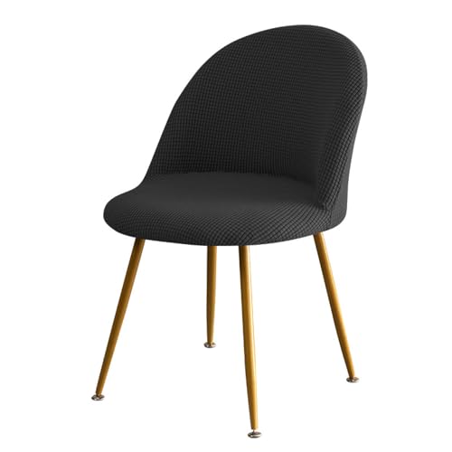 ABZDUNG Stretch-Bezug for Ohrensessel, waschbar, gepolstert, Armlehnen-Esszimmerstuhl mit Nagellack-Schutz for das Esszimmer(Nero) von ABZDUNG