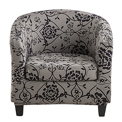 ABZDUNG Stretch Chesterfield 1-Sitzer Sesselbezug Cocktailsesselbezug 2-teilig Chesterfield Sessel Schonbezug Universal Sesselbezug Armeegrün(Elegante) von ABZDUNG