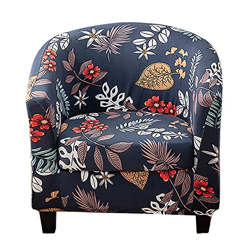 ABZDUNG Stretch Chesterfield 1-Sitzer Sesselbezug Cocktailsesselbezug 2-teilig Chesterfield Sessel Schonbezug Universal Sesselbezug Armeegrün(Fiore) von ABZDUNG