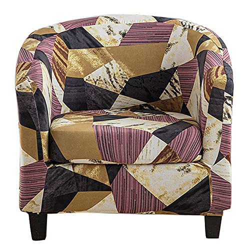 ABZDUNG Stretch Chesterfield 1er Sesselbezug Cocktailsessel Bezug Chesterfield Sessel Schonbezug 2-teilig Universal Sesselbezug(E2) von ABZDUNG