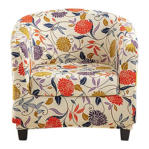 ABZDUNG Stretch Chesterfield 1er Sesselbezug Cocktailsessel Bezug Chesterfield Sessel Schonbezug 2-teilig Universal Sesselbezug(K9) von ABZDUNG