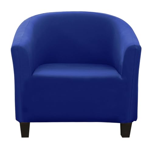 ABZDUNG Stretch Chesterfield Sesselbezug 1 Sitzer Stuhlbezug Tüll Stuhlhussen Cocktailsesselbezug(Lake Blue) von ABZDUNG