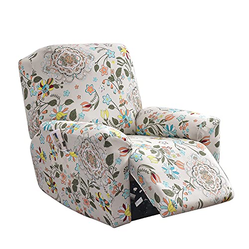 ABZDUNG Stretch-Liegestuhl-Bezüge, Liegestuhl-Bezüge, 4-teilig, Relax-Liegestuhl-Bezug, 1-Sitzer-Liegestuhl-Bezug(A4) von ABZDUNG
