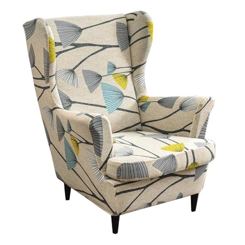 ABZDUNG Stretch-Ohrensessel-Bezüge - 2-teiliger Schonbezug - Stretch-Ohrensessel-Bezüge(K) von ABZDUNG