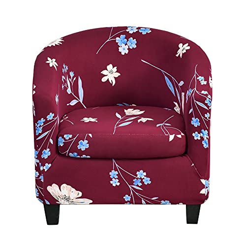 ABZDUNG Stretch-Schonbezug for Chesterfield-Sessel, 2-teilig, Bezug for Sessel, Tullsta-Kissenbezug(Ainidal) von ABZDUNG
