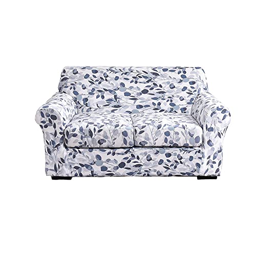 ABZDUNG Stretch-Sofabezug for 1-Sitzer mit Armlehnen, Sofa-Schonbezug mit separaten Kissen, universelle Elegante Sofabezüge mit Blumen-Sofabezug(N,2 Posti) von ABZDUNG