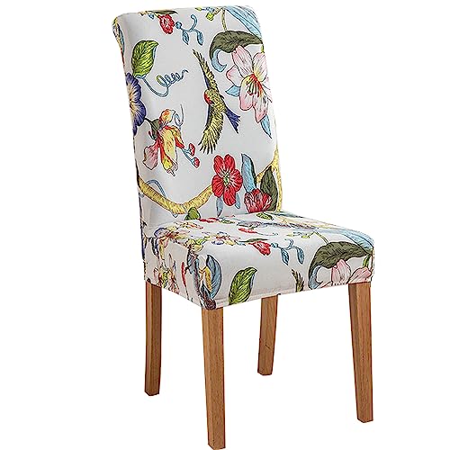 ABZDUNG Stuhlhussen for Esszimmerstühle, Stuhlhussen for Küchenstühle, Stuhlhussen for Esszimmerstühle, Stuhlhussen mit elastischer Rückenlehne(A6,4 pezzi) von ABZDUNG