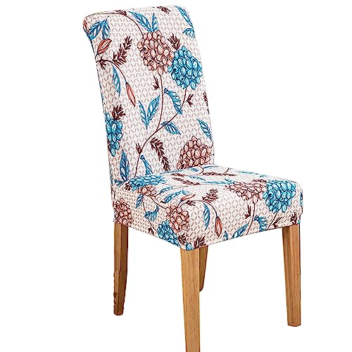 ABZDUNG Stuhlhussen for Esszimmerstühle, Stuhlhussen for Küchenstühle, Stuhlhussen for Esszimmerstühle, Stuhlhussen mit elastischer Rückenlehne(F1,6 pezzi) von ABZDUNG