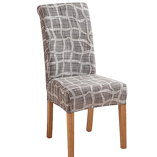 ABZDUNG Stuhlhussen for Esszimmerstühle, Stuhlhussen for Küchenstühle, Stuhlhussen for Esszimmerstühle, Stuhlhussen mit elastischer Rückenlehne(F2,4 pezzi) von ABZDUNG