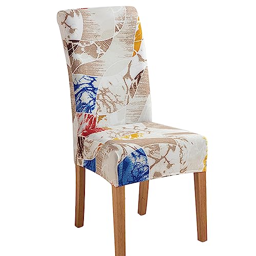 ABZDUNG Stuhlhussen for Esszimmerstühle, Stuhlhussen for Küchenstühle, Stuhlhussen for Esszimmerstühle, Stuhlhussen mit elastischer Rückenlehne(S2,2 pezzi) von ABZDUNG