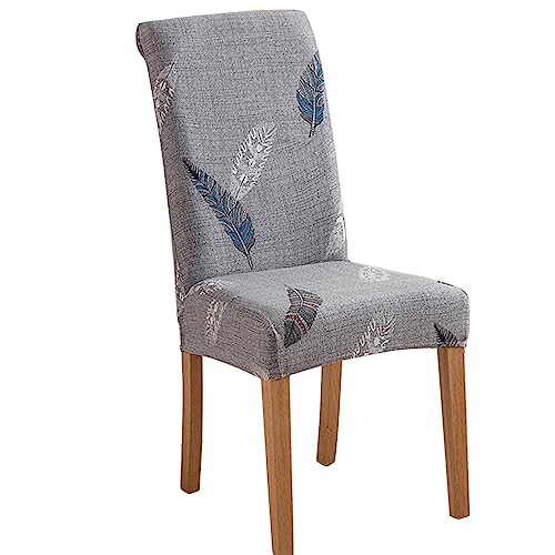 ABZDUNG Stuhlhussen for Esszimmerstühle, Stuhlhussen for Küchenstühle, Stuhlhussen for Esszimmerstühle, Stuhlhussen mit elastischer Rückenlehne(S3,6 pezzi) von ABZDUNG