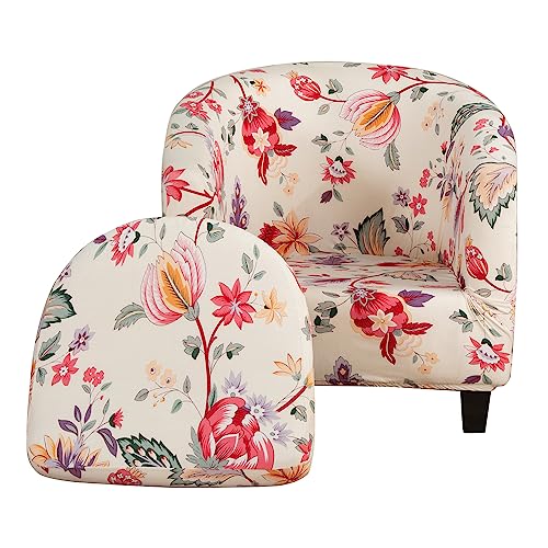 ABZDUNG Tullsta Cabriolet Armlehnenbezüge Chesterfield Sessel Schonbezug 2-teilig Stretch Sesselbezug(Joanna) von ABZDUNG