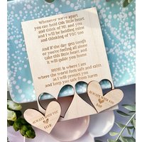 Always With You Eltern Oder Großeltern & Kind Enkelkind Token, Personalisierte Liebe Muttertagsgeschenke, Mutter Und Sohn Tochter von ABeautifulSignShop