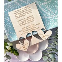 Always With You Eltern Oder Großeltern & Kind Enkelkind Token, Personalisierte Liebe Muttertagsgeschenke, Mutter Und Sohn Tochter von ABeautifulSignShop