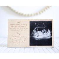Daddy Zu Sein Magnet Rahmen Dekoration - Geschenk Von Bump Baby Scan Schwangerschaft Baby-Geschenk Ankündigung Offenbaren Ersten von ABeautifulSignShop