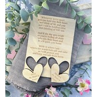 Whenever We're Apart Love Token Holzkarte - Personalisierte Liebesmarken Geschenke Für Paare Liebestoken von ABeautifulSignShop