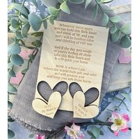 Whenever We're Apart Love Token Holzkarte - Personalisierte Liebestoken Geschenke Für Paare von ABeautifulSignShop