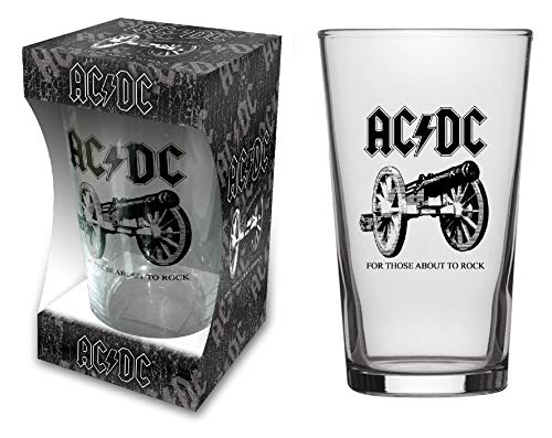 AC/DC BIERGLAS/Beer Glass for Those About to Rock - Pint 570 ml von AC/DC