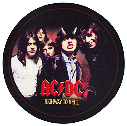 AC/DC Highway to Hell-Foto 50 Teppich, Polyester, Blau, 40 x 60 x 2 cm von AC/DC