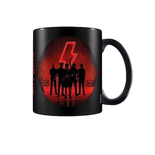 AC/DC - Kaffeebecher Pwr Up (Einheitsgröße) (Schwarz/Rot) von AC/DC