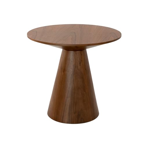 Angel CERDÁ | Ecktisch aus Walnuss, rund, modernes Design Angel CERDÁ | Ecktisch aus Walnuss, rund, modernes Design von AC ANGEL CERDÁ