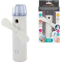 Akkustuetzventilator - CMP - Integrierter Sprühnebel - 3 Modi - Tragbar - Weiß von AC-DECO