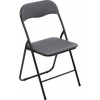 PVC-Klappstuhl GRAU von AC-DECO