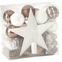 Weihnachtsbaum-set eisiges Brown - Feeric lights & christmas von AC-DECO