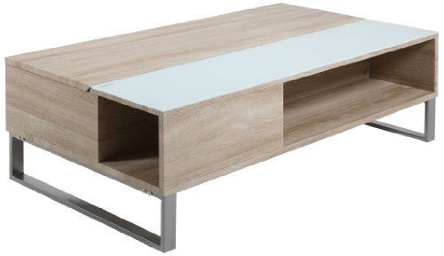 AC Design Furniture Couchtisch Nikolaj, B: 110 T: 60 H: 35 cm, Eiche Look, Braun von AC Design Furniture
