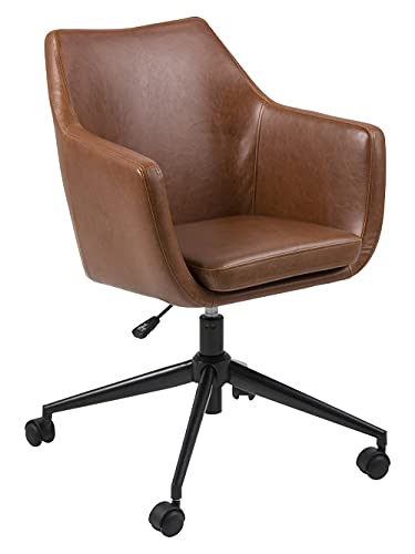 AC Design Furniture Bürostuhl Trine, B: 58 x T:58 x H: 95 cm, Metall, Braun von AC Design Furniture